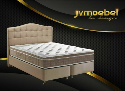 Bett Leder 2x Nachttisch 3 tlg. Schlafzimmer Set Möbel Modern Luxury Betten Neu
